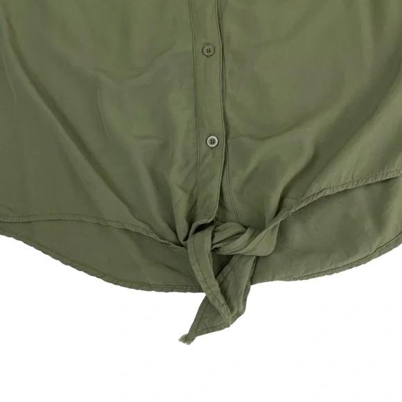 Disney Winnie The Pooh Floral Embroidered Tie Front Top Large - Picture 10 of 12